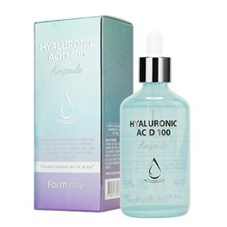 Сыворотка с гиалуроновой кислотой FarmStay Hyaluronic Acid 100 Ampoule
