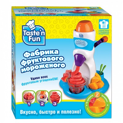 Тейст энд фан. Игровой набор "Фабрика фруктового мороженого" TM Taste'n Fun