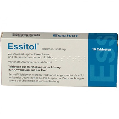 Essitol (Есситол) Tabletten 1000 mg 10 шт