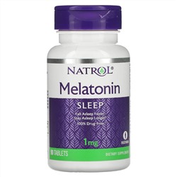 Натрол, Мелатонин, 1 мг, 90 таблеток