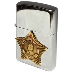 Бензиновая зажигалка с накладкой "Орден Суворова" №75