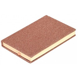 Записная книжка А6 96л. TWINKLE Розовое золото с блёстками, твёрдая обложка, комбинированный блок, т