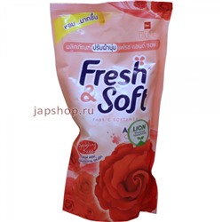 Lion Essence Fresh & Soft Кондиционер для белья Red Rose, мягкая упаковка, 600 мл(8850002017399)