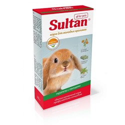 Султан Трапеза корм для молодых кроликов с овощами 400г (14) 4267