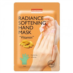 Маска для рук PUREDERM Radiance Softening Vitamin Hand Mask