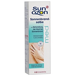 Sunozon med Sonnenbrandsalbe Медицинское Солнцезащитное масло от ожогов 75 мл