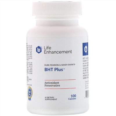 Life Enhancement, BHT+ от Дюка Пирсона и Сэнди Шоу, 100 капсул