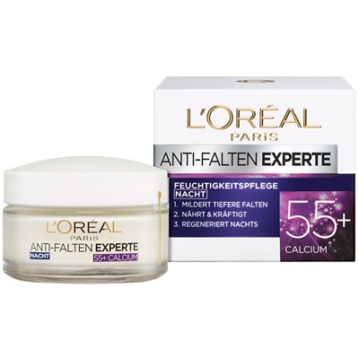 L'Oreal (Л'орил) Anti-Falten-Expert Calcium 55+ Nachtpflege 50 мл