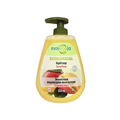 Molecola. Экологичное крем-мыло для рук Солнечное манго 500 мл