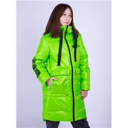 Пальто для девочек Весна 12П34 зеленый