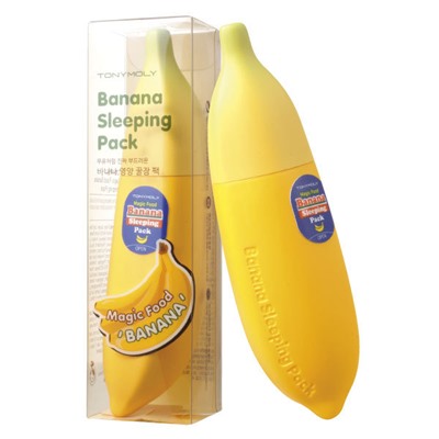 Маска для лица ночная банановая Tony Moly Food Banana Sleeping Pack