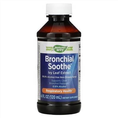 Nature's Way, Bronchial Soothe, экстракт листьев плюща, 120 мл (4 жидк. Унции)