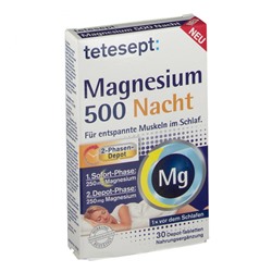 tetesept (тетесепт) Magnesium 500 Nacht 30 шт