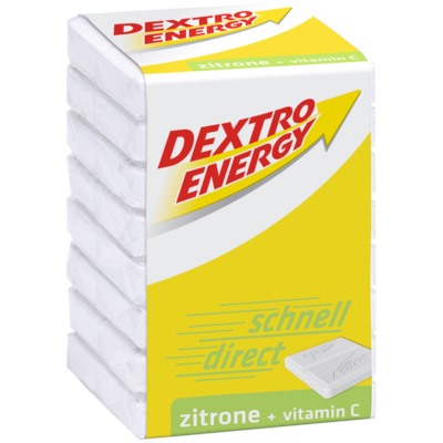 Dextro Energy Виноградный сахар + Лимон + Витамин C, 46 г