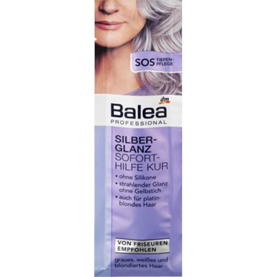 Balea (Балеа) Professional Бальзам для волос Серебряный глянц,  с экстрактом василька, 20 мл