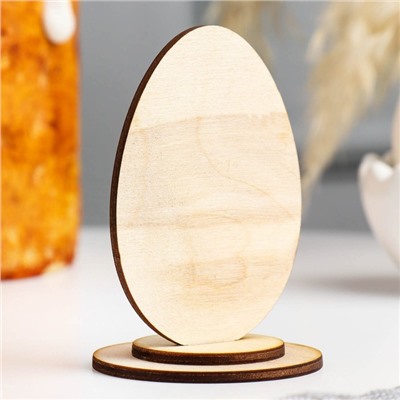 Яйцо деревянное пасхальное сувенирное "Старая Русь", 9×6 см