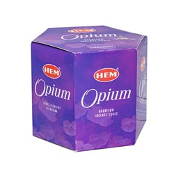 Благовония HEM пуля Опиум Opium упаковка 40 шт стелющий дым
