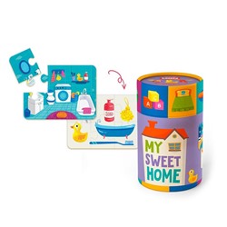 Игровой набор "Мой дом": пазлы и карточки с заданиями
