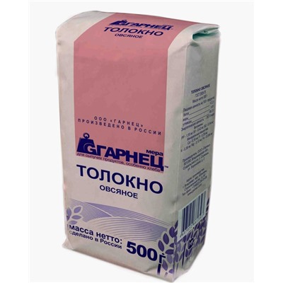 Толокно овсяное (Гарнец), 500 г