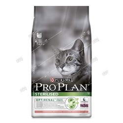 PURINA Pro Plan корм для стерилизованных кошек и кастрированных котов Лосось 1,5кг