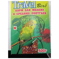 ТреВел корм для мелких и средних попугаев Фрукты 0,5 кг (21)