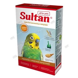 Султан Трапеза корм для волнистых попугаев с орехами и морской капустой 500г (14) 0511