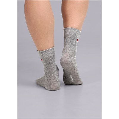 Носки детские для девочки CLE С1507 24 меланж серый