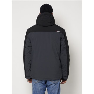 Горнолыжная куртка мужская темно-серого цвета 88814TC