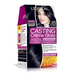 L'Oreal Краска для волос Casting Creme Gloss 210 Черный перламутровый