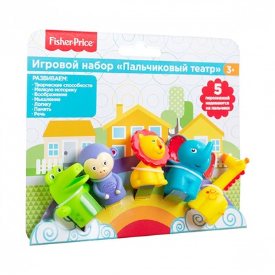 Фишер Прайс. Пальчиковый театр, 5 предм. TM Fisher-Price