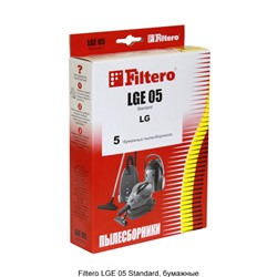 Мешки-пылесборники Filtero LGE 05 Standard, 5шт, бумажные