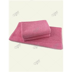 Полотенце розовое без бордюра