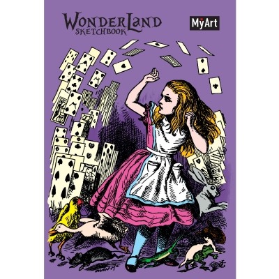Скетчбук. Wonderland sketchbook. Алиса