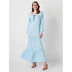 Платье Blue Printed | LC WAIKIKI Код товара: S1DK05Z8 - LQQ