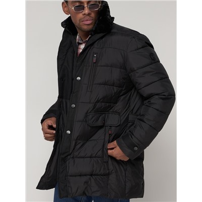 Куртка зимняя мужская классическая черного цвета 92962Ch