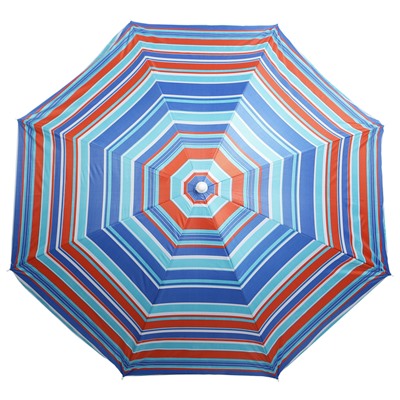 Зонт пляжный «Модерн» с серебряным покрытием, d=180 cм, h=195 см, цвет МИКС