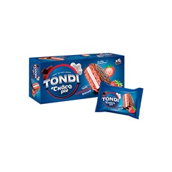 «Tondi», choco Pie клубничный, 180 г