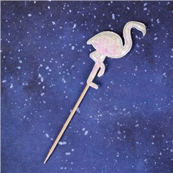 Топпер «Фламинго», с пайетками, цвета МИКС