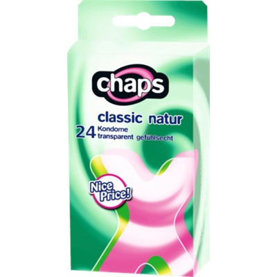 Chaps classic natur Kondome, 24 St Презервативы	, 24 шт
