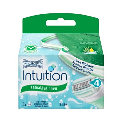 Wilkinson Intuition naturals чувствительный	 care Лезвия для бритвы, 3 шт
