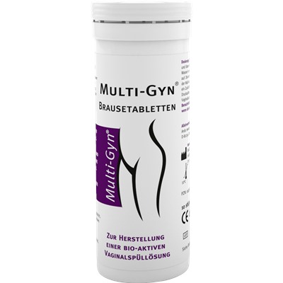 Multi-Gyn (Мульти-Джин) Brausetabletten, Шипучие таблетки для вагинального антибактериального раствора, 10 шт.