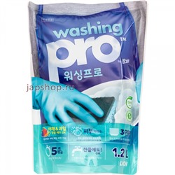 CJ Lion Средство для мытья посуды Washing Pro, мягкая упаковка, 1200 мл(8806325619888)