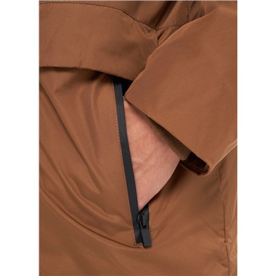 Куртка коричневая с капюшоном