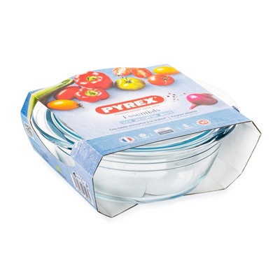 Кастрюля с крышкой PYREX Essentials 24х10х20 см, 2.1 л