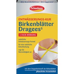 Schaebens Birkenblatter Драже S Дренаж-Средство для лечения, 35 шт