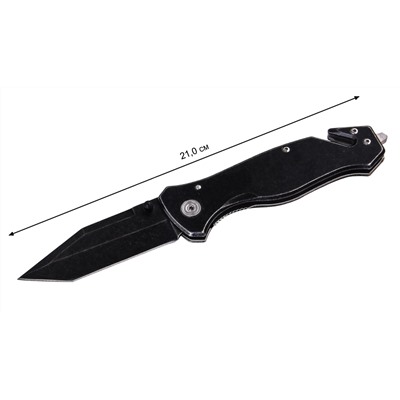 Тактический складной нож со стеклобоем - аварийно-спасательный нож отменного качества №359 *