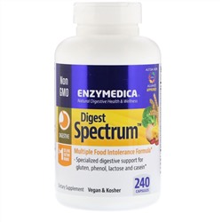 Enzymedica, Digest Spectrum, 240 капсул