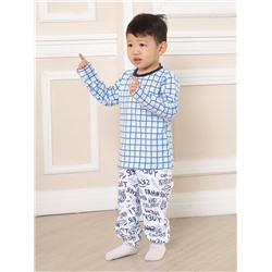 Пижама: Джемпер, брюки "Пижамы 2021" для мальчика (2691233)