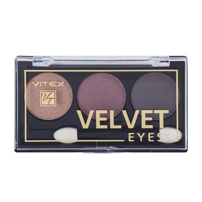 Витэкс  VELVET EYES Компактные тени для век тон 03 Burgundy