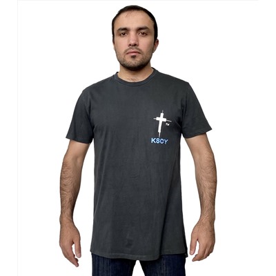 Необычная мужская футболка KSCY – стиль культовых групп Melvins, Nickelback, Nirvana №279